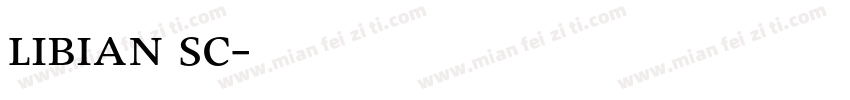 libian sc字体转换